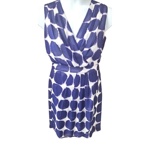 BANANA REPUBLIC Women's Sleeveless Surplice V- Neck Sheath dress Size 8 NWT - Picture 2 of 11